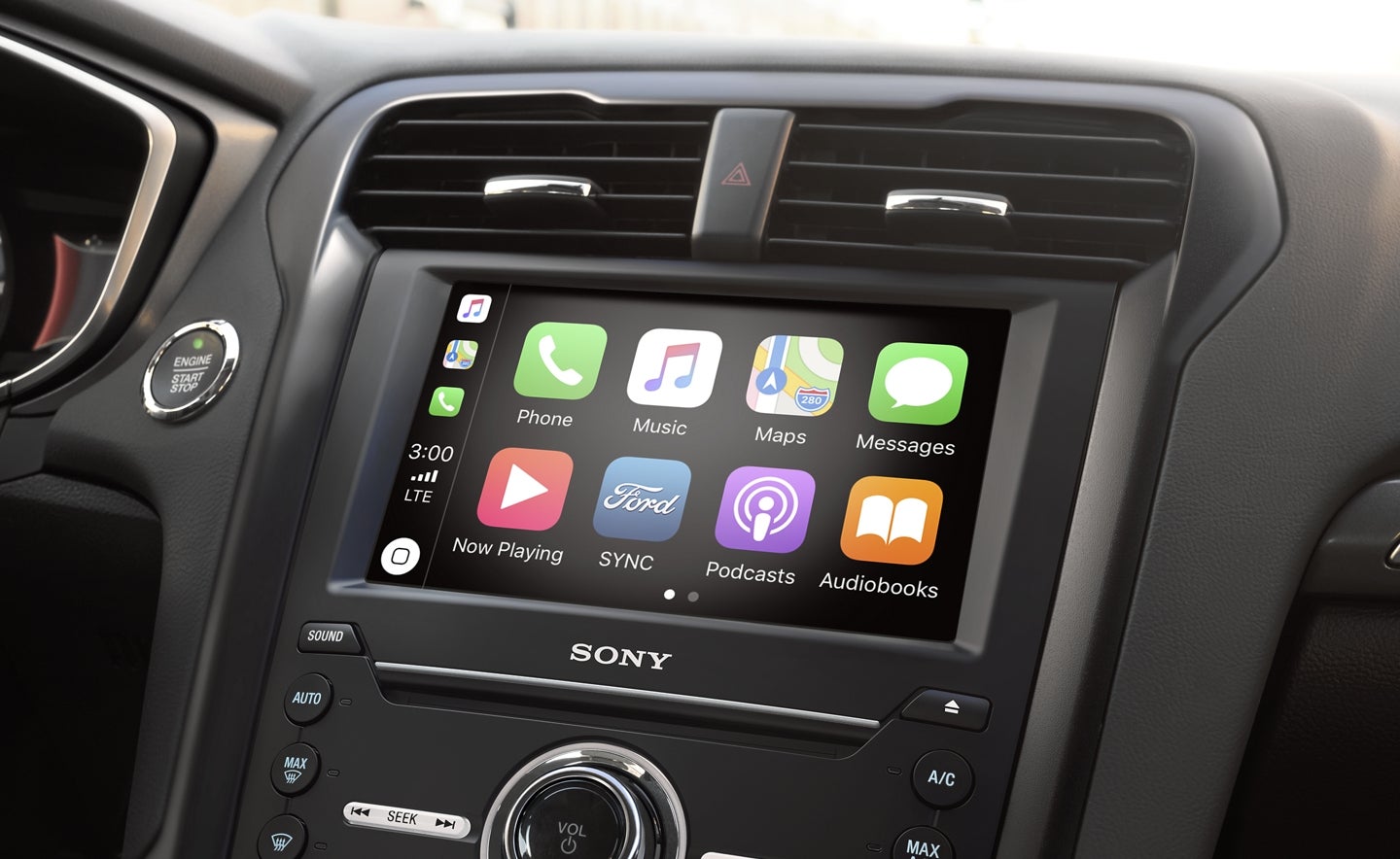 Touchscreen in the 2020 Fusion