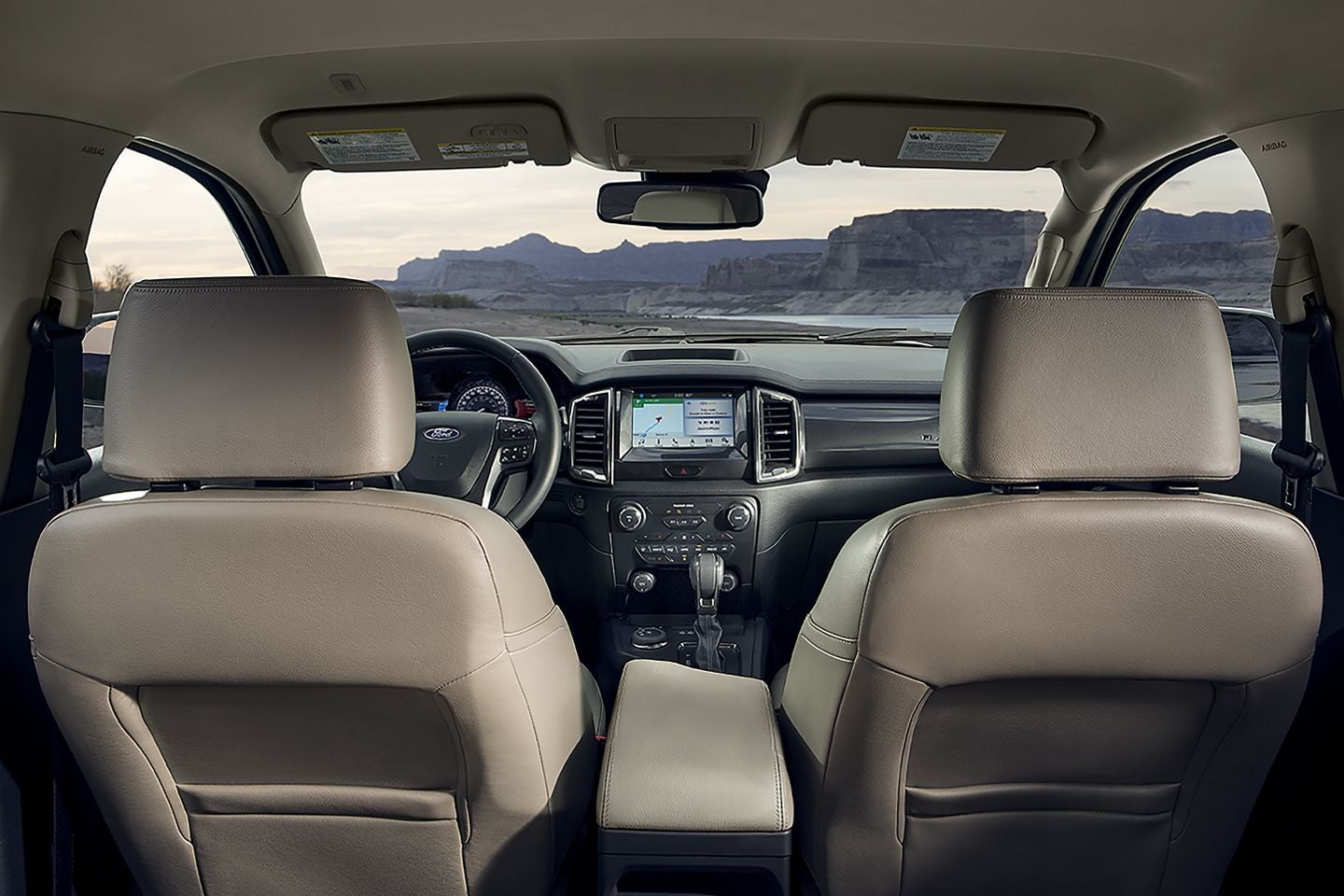 2019 Ford Ranger Front Seating