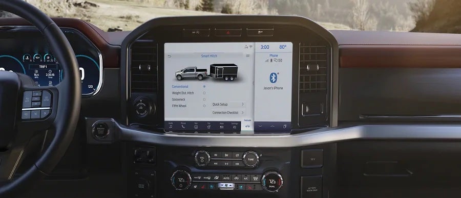 Touchscreen Display in the 2022 F-150