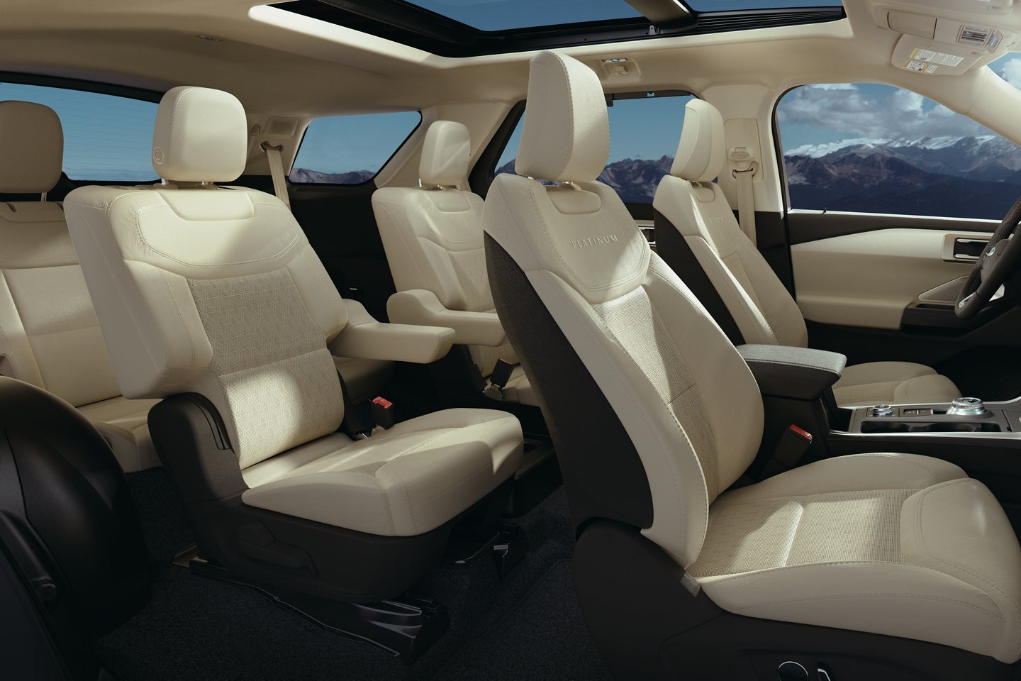 Spacious Interior of the 2021 Explorer