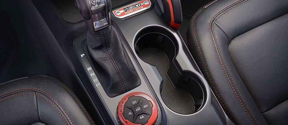 2025 Ford Bronco Cupholder Area