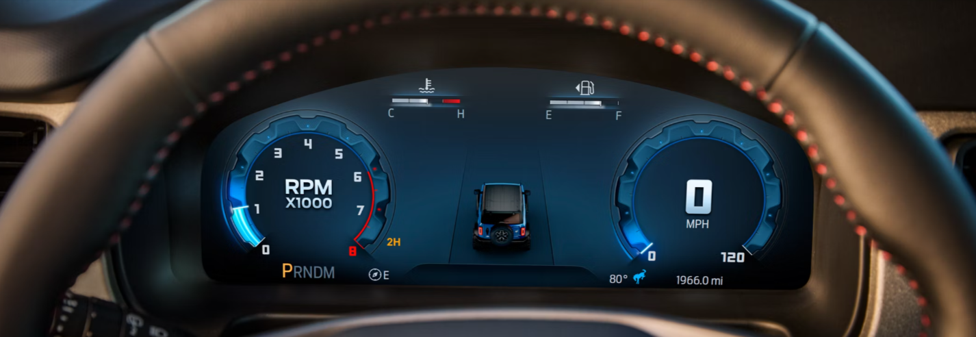2025 Ford Bronco Instrumentation