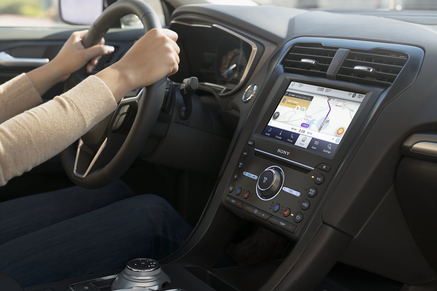 Interior of the 2020 Fusion