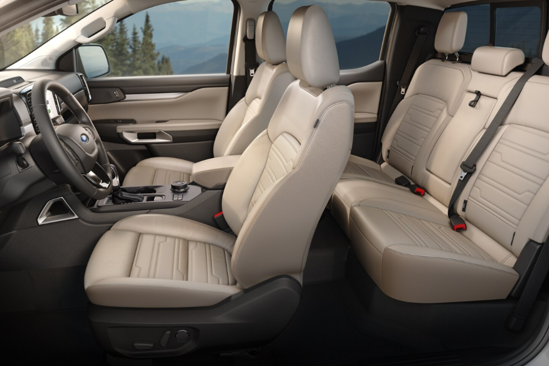 2025 Ford Ranger Seating
