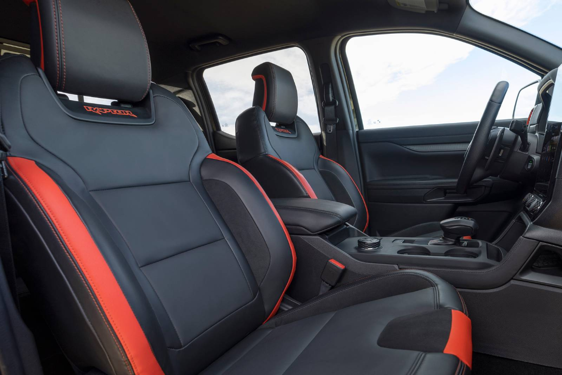 2025 Ford Ranger Seating